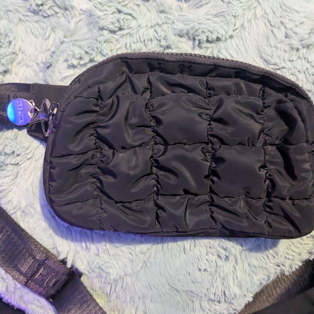 💥 FINAL ⬇️Steve Madden Black Quilted Travel Bag